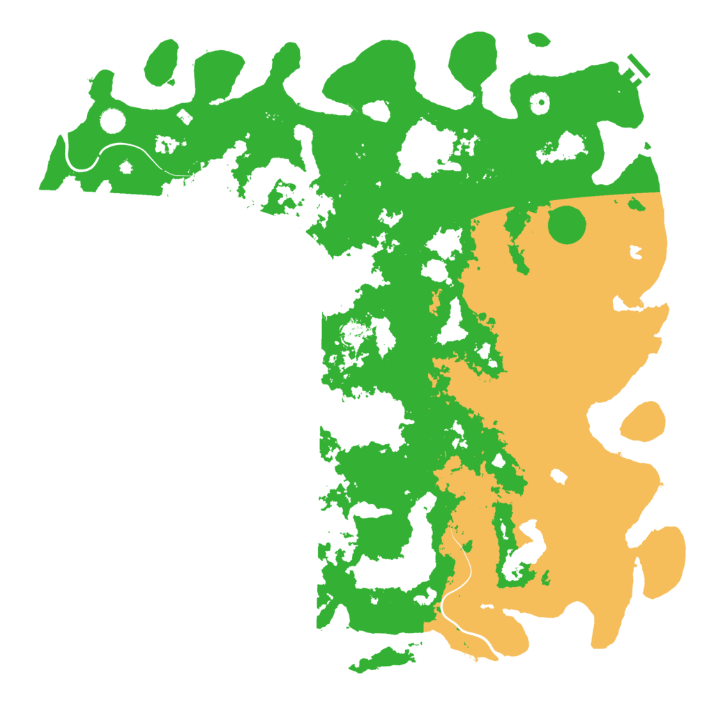 Biome Rust Map: Procedural Map, Size: 5000, Seed: 4523234