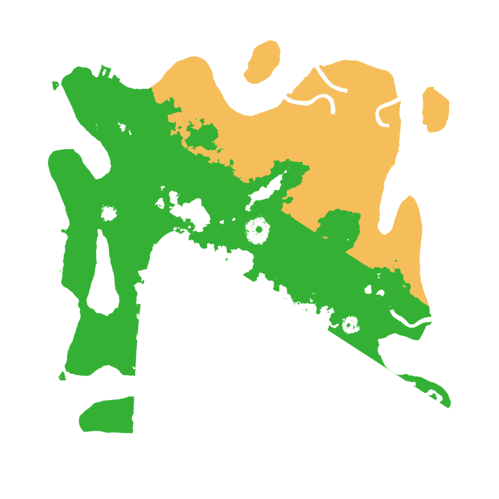 Biome Rust Map: Procedural Map, Size: 3000, Seed: 25232