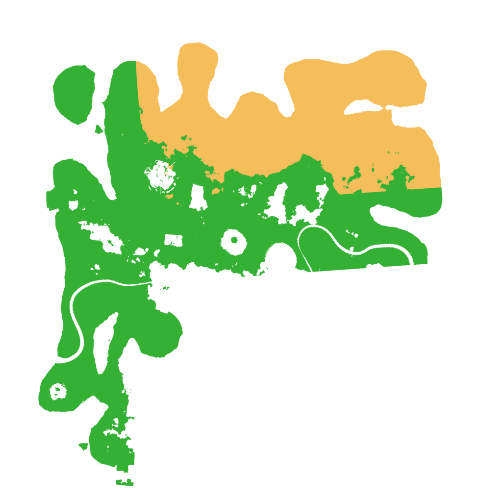 Biome Rust Map: Procedural Map, Size: 3000, Seed: 56766