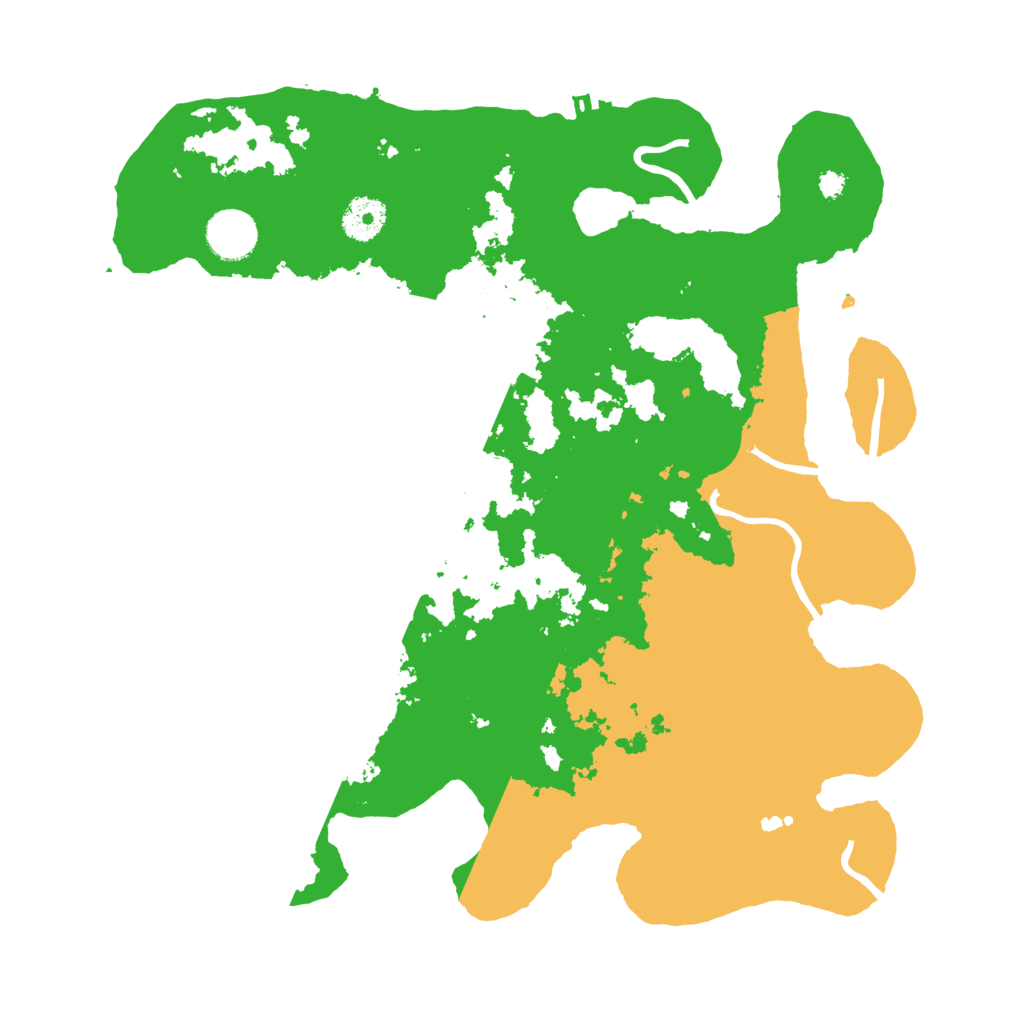 Biome Rust Map: Procedural Map, Size: 3550, Seed: 721927