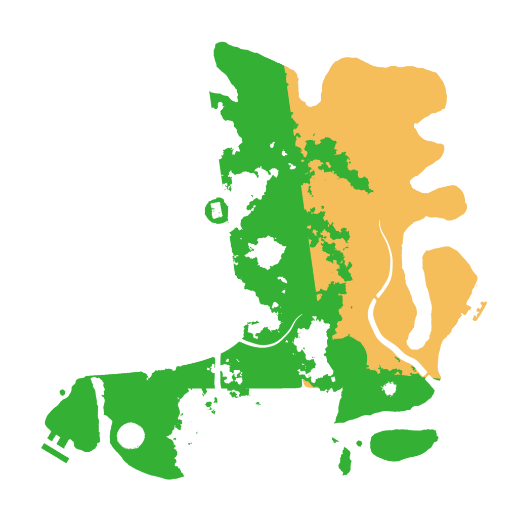 Biome Rust Map: Procedural Map, Size: 3550, Seed: 552264