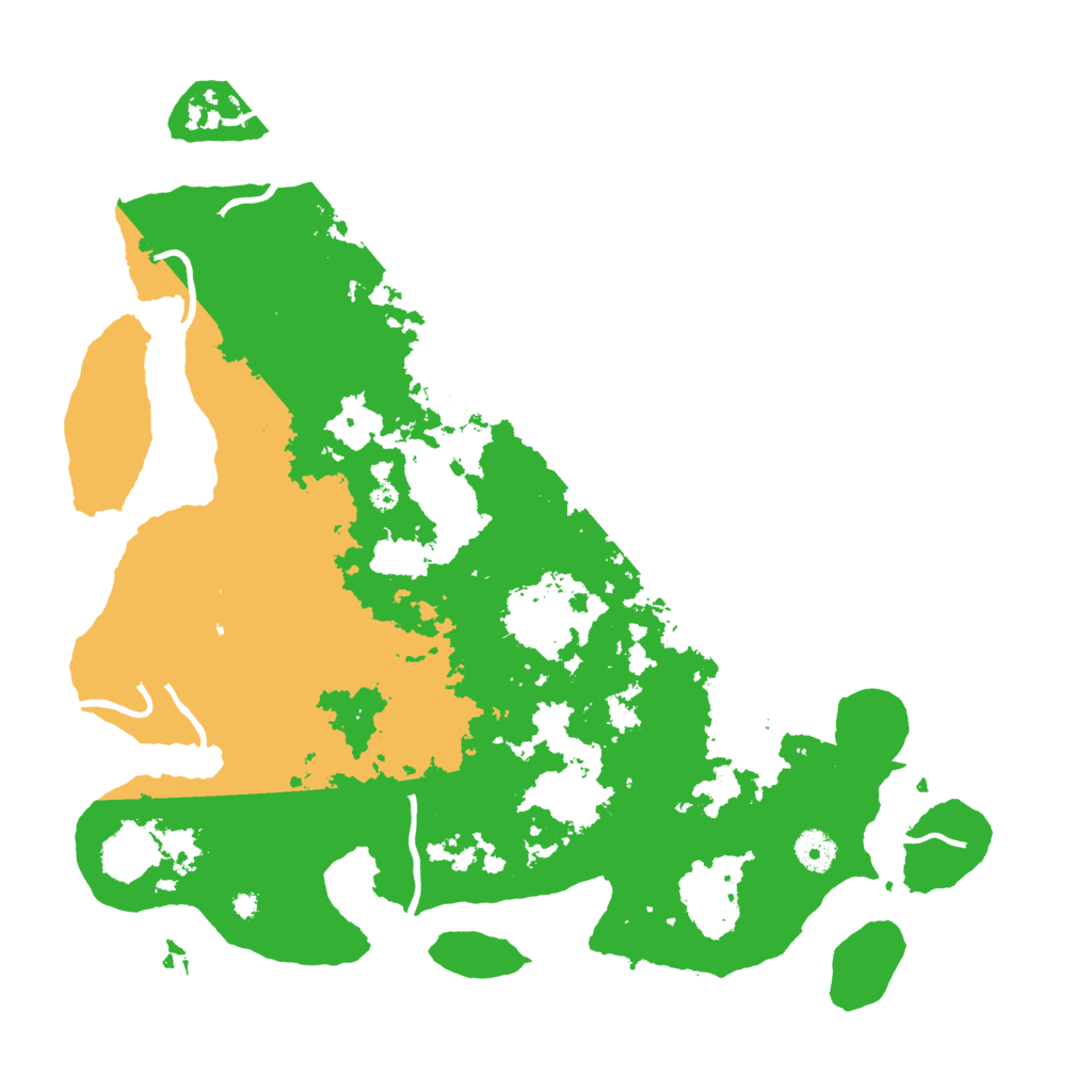 Biome Rust Map: Procedural Map, Size: 3999, Seed: 1234567890