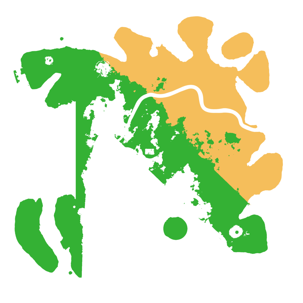 Biome Rust Map: Procedural Map, Size: 3550, Seed: 120690