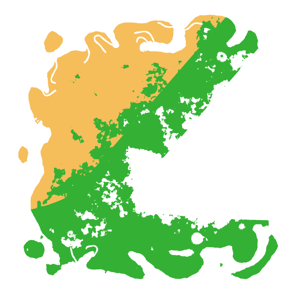 Biome Rust Map: Procedural Map, Size: 4500, Seed: 9685