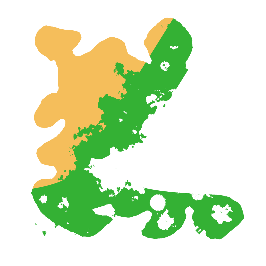 Biome Rust Map: Procedural Map, Size: 3000, Seed: 13141