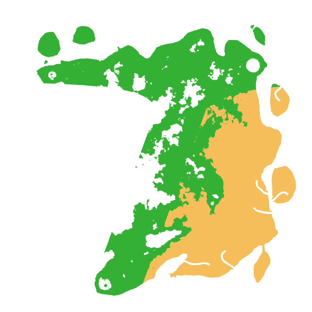Biome Rust Map: Procedural Map, Size: 4000, Seed: 57657545