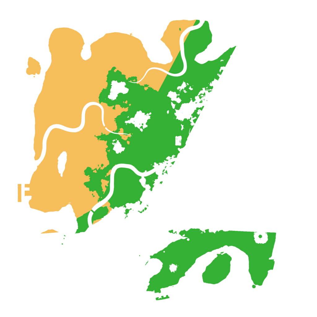Biome Rust Map: Procedural Map, Size: 3550, Seed: 339743