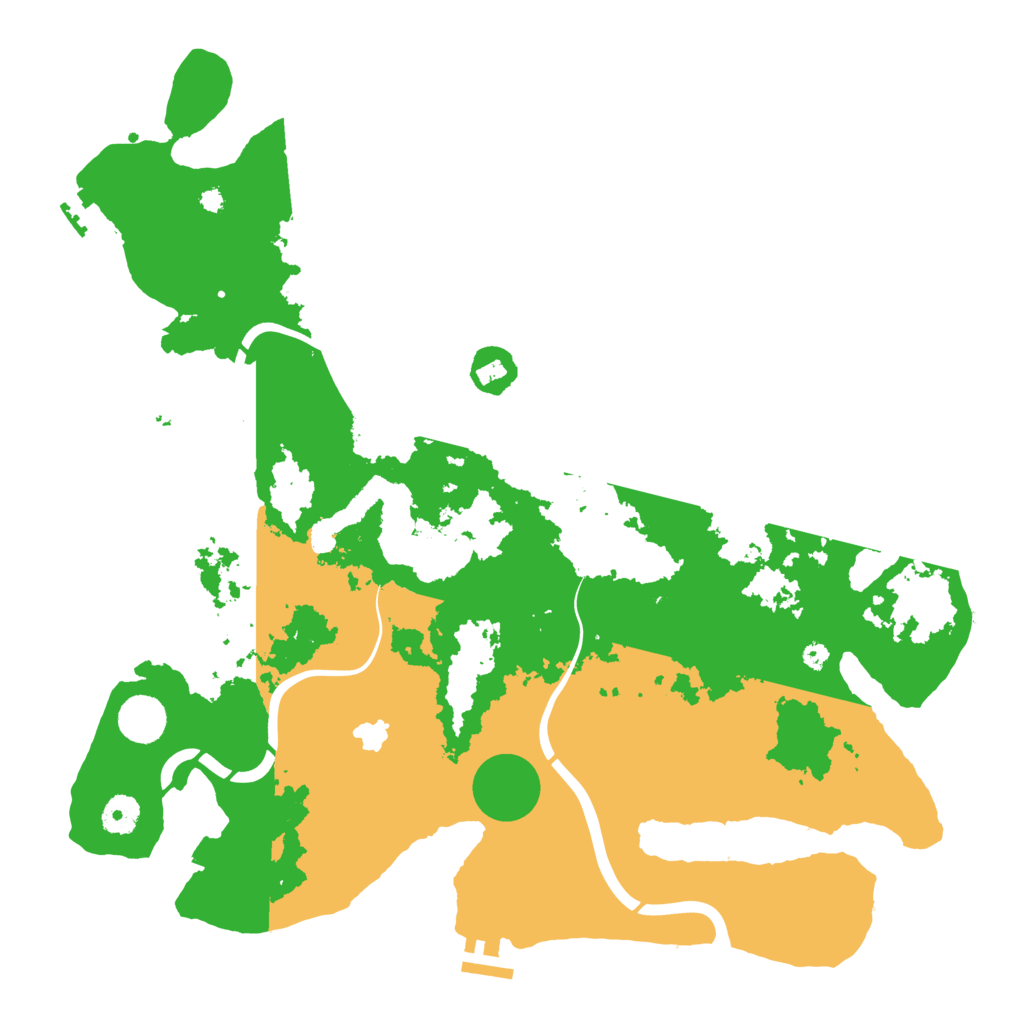 Biome Rust Map: Procedural Map, Size: 4000, Seed: 5882