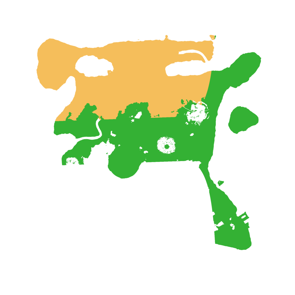 Biome Rust Map: Procedural Map, Size: 2500, Seed: 298681104