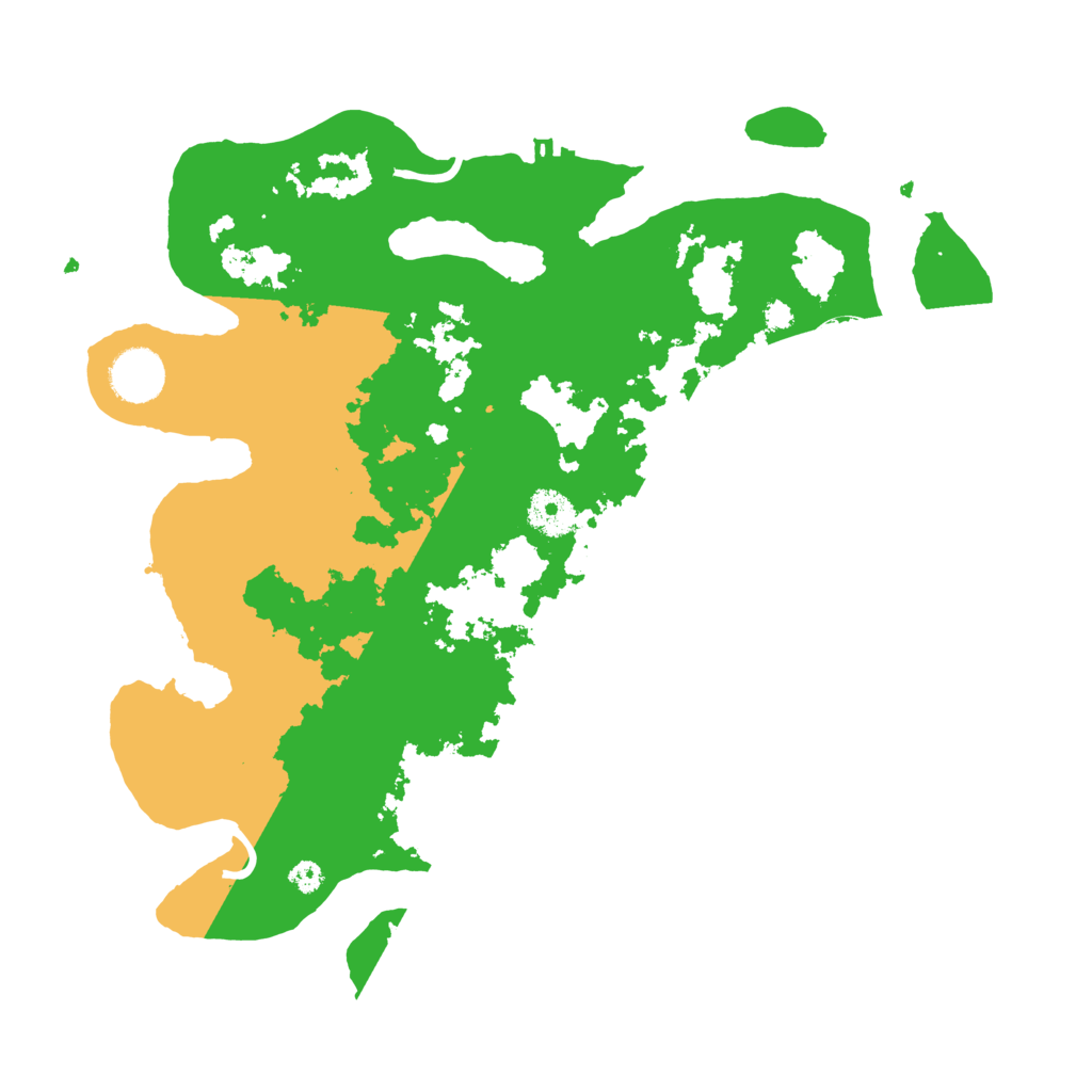 Biome Rust Map: Procedural Map, Size: 3500, Seed: 1364982448