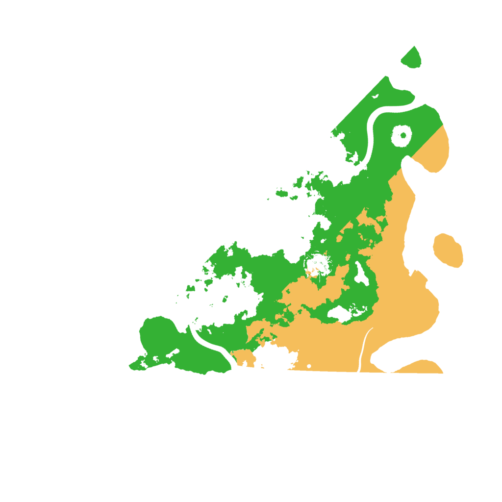 Biome Rust Map: Procedural Map, Size: 3500, Seed: 175359945