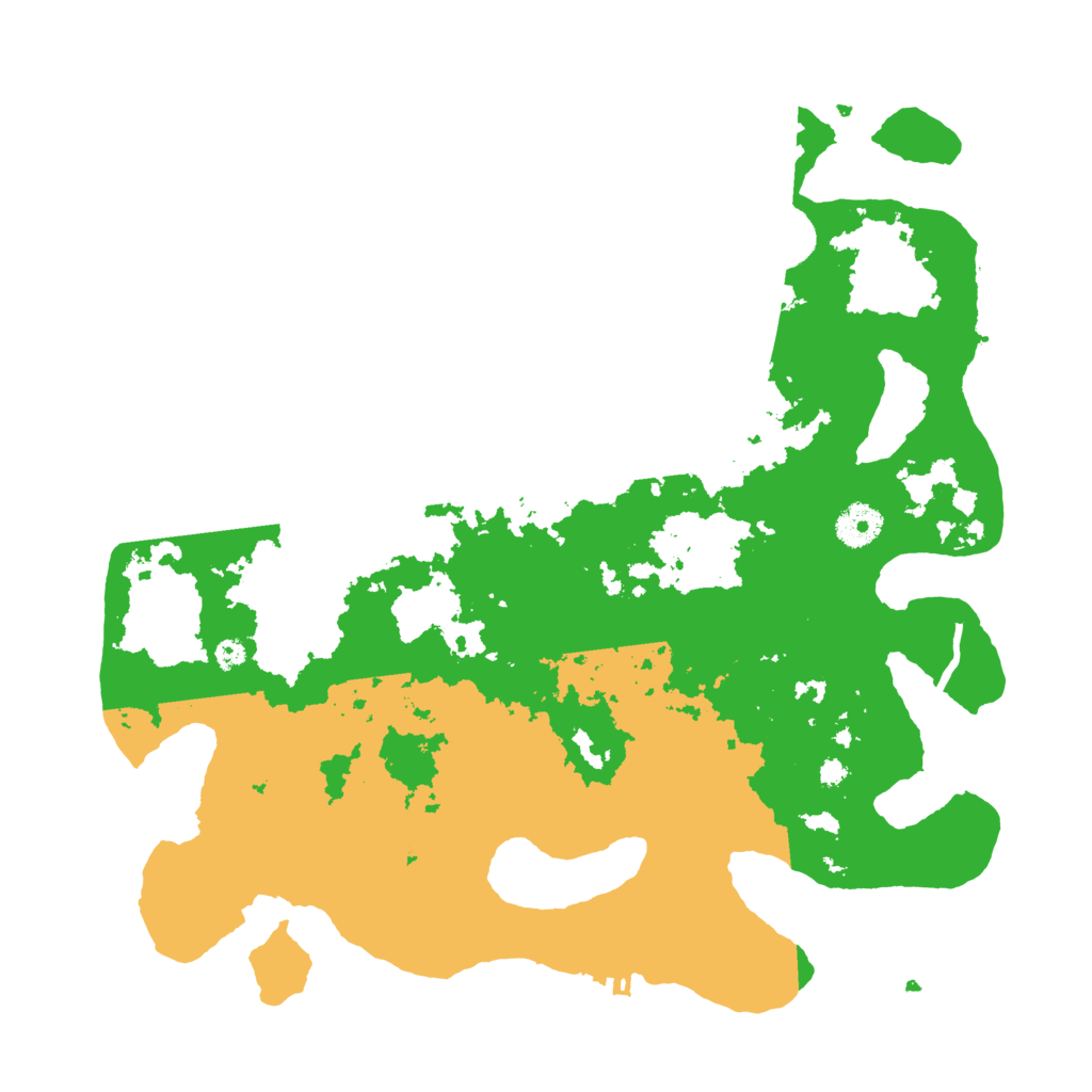Biome Rust Map: Procedural Map, Size: 3700, Seed: 430094807