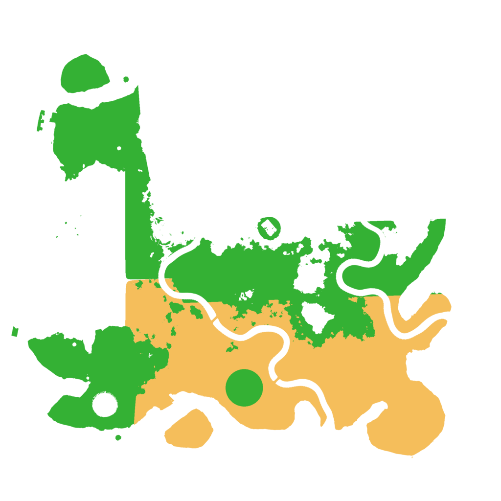 Biome Rust Map: Procedural Map, Size: 3550, Seed: 555540