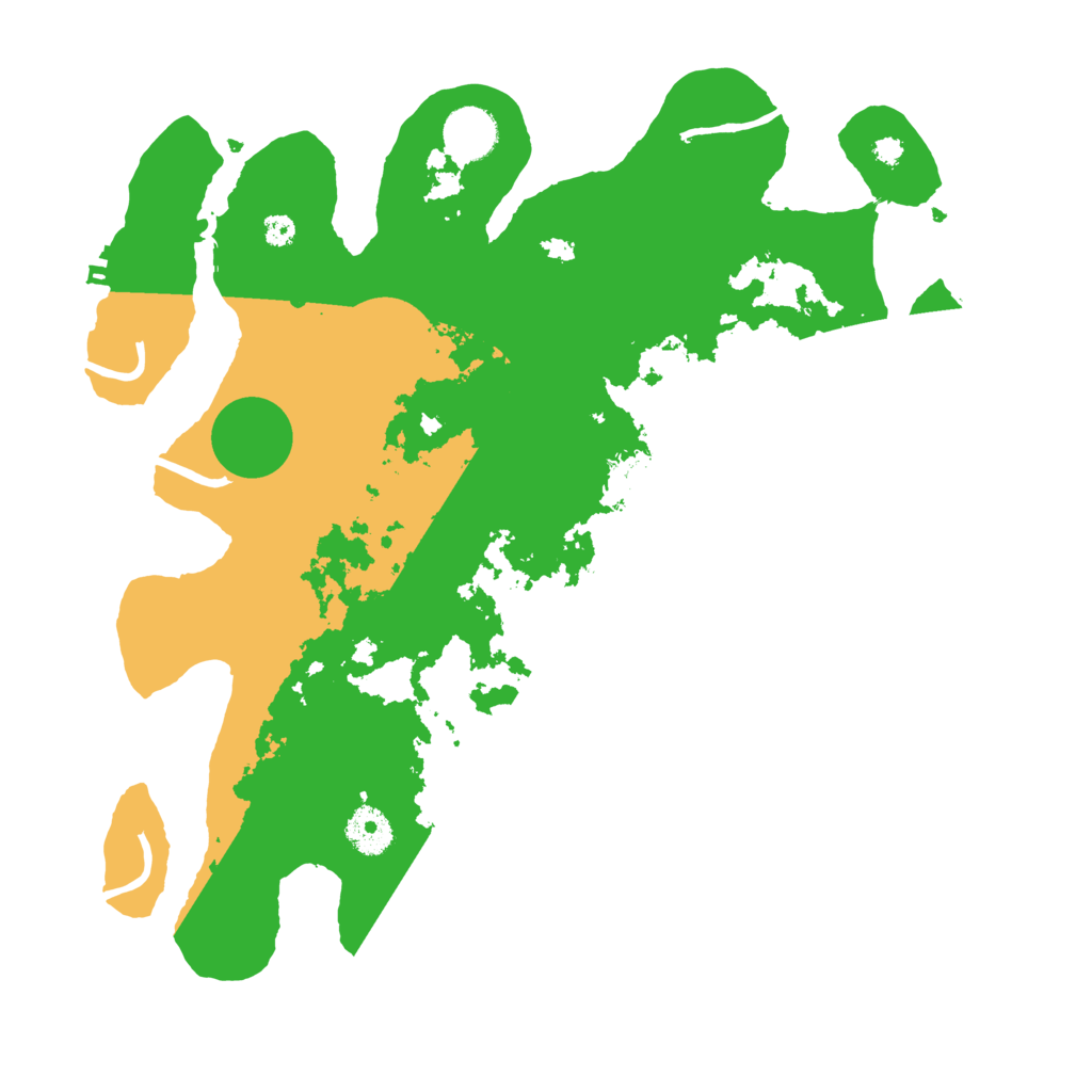 Biome Rust Map: Procedural Map, Size: 3550, Seed: 238174