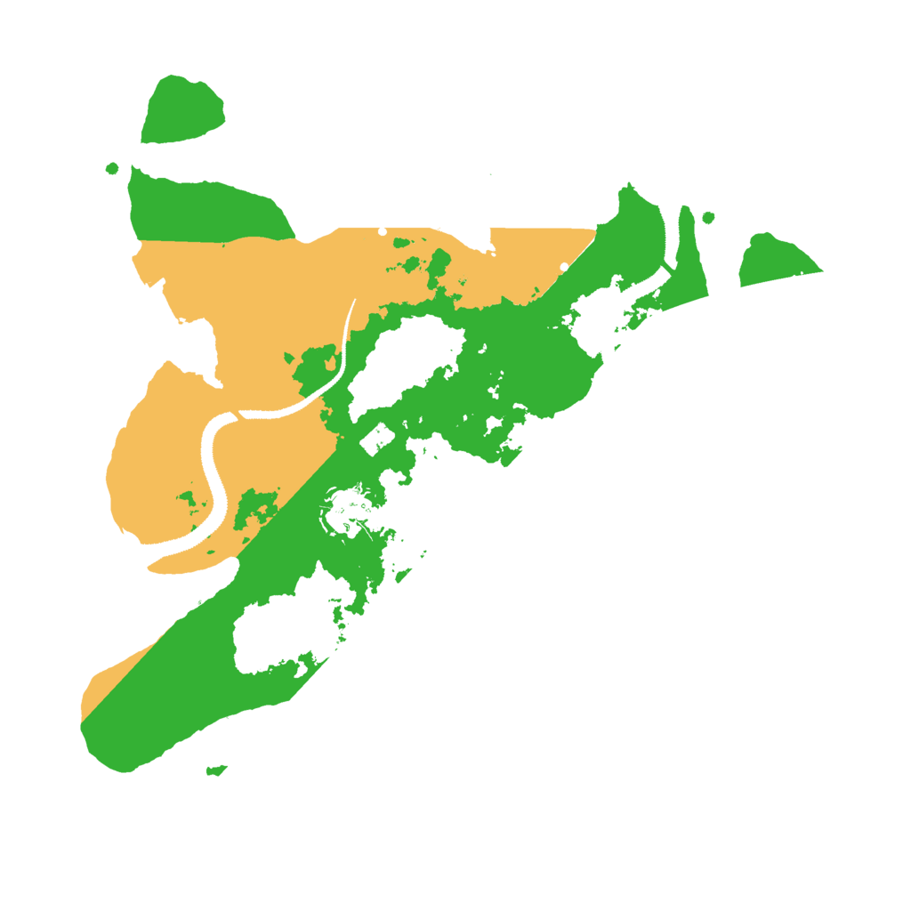 Biome Rust Map: Procedural Map, Size: 3000, Seed: 11931