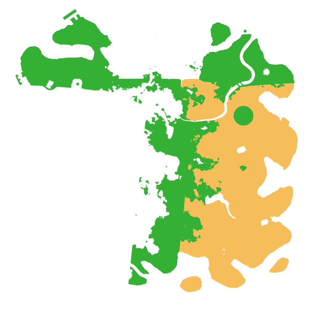 Biome Rust Map: Procedural Map, Size: 4250, Seed: 4827