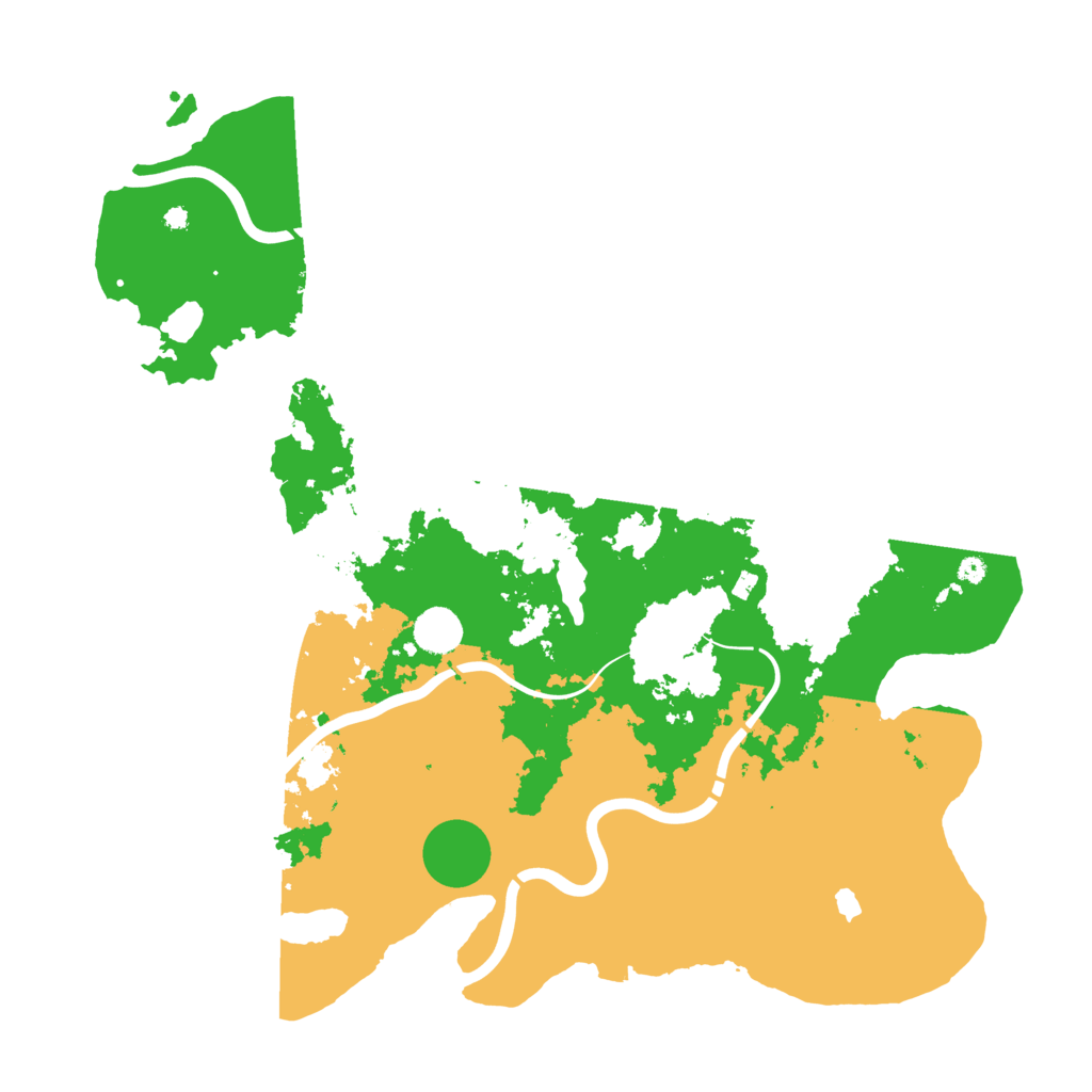 Biome Rust Map: Procedural Map, Size: 4250, Seed: 28399