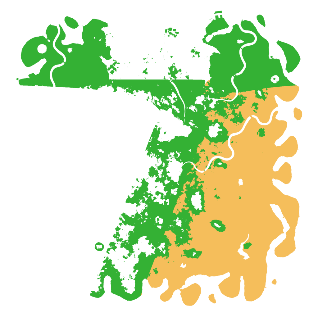 Biome Rust Map: Procedural Map, Size: 6000, Seed: 444444