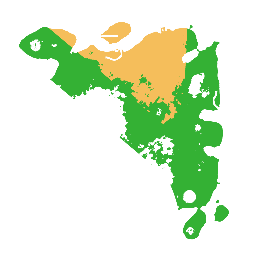 Biome Rust Map: Procedural Map, Size: 3550, Seed: 60