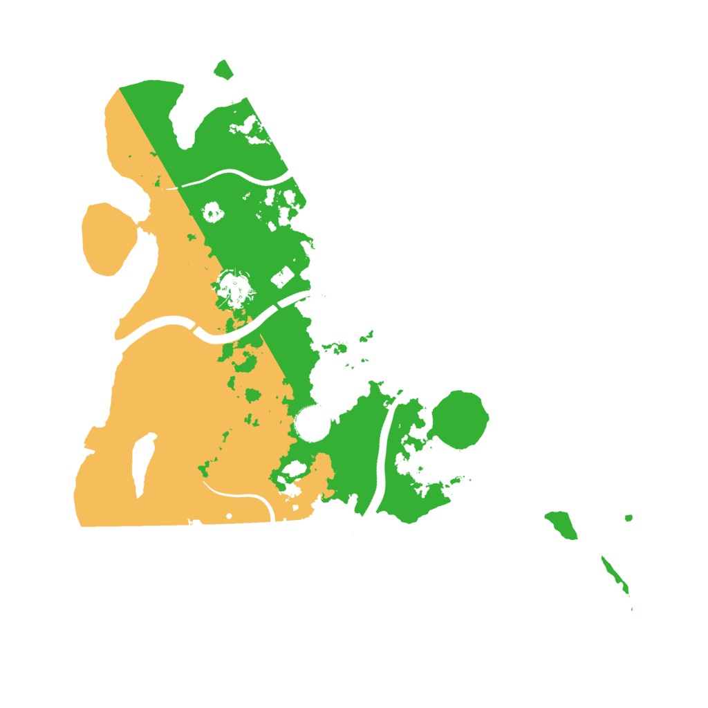 Biome Rust Map: Procedural Map, Size: 3500, Seed: 178573318