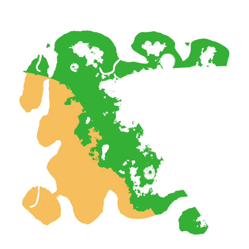 Biome Rust Map: Procedural Map, Size: 3000, Seed: 880265534
