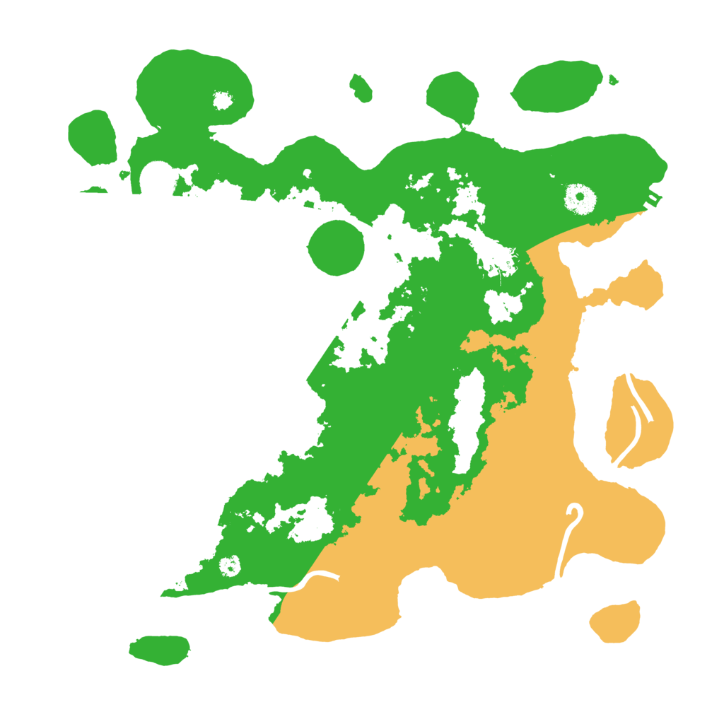 Biome Rust Map: Procedural Map, Size: 3500, Seed: 51844794