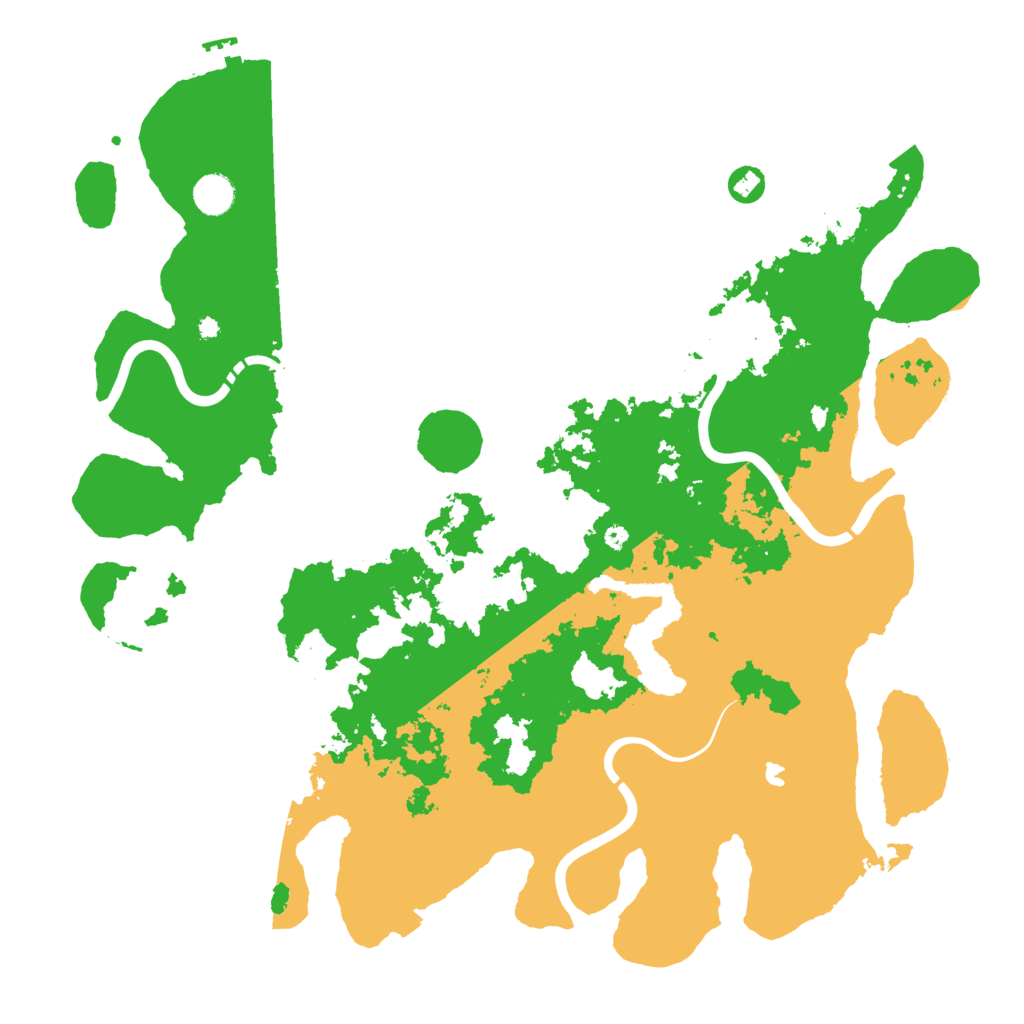 Biome Rust Map: Procedural Map, Size: 4400, Seed: 401532149