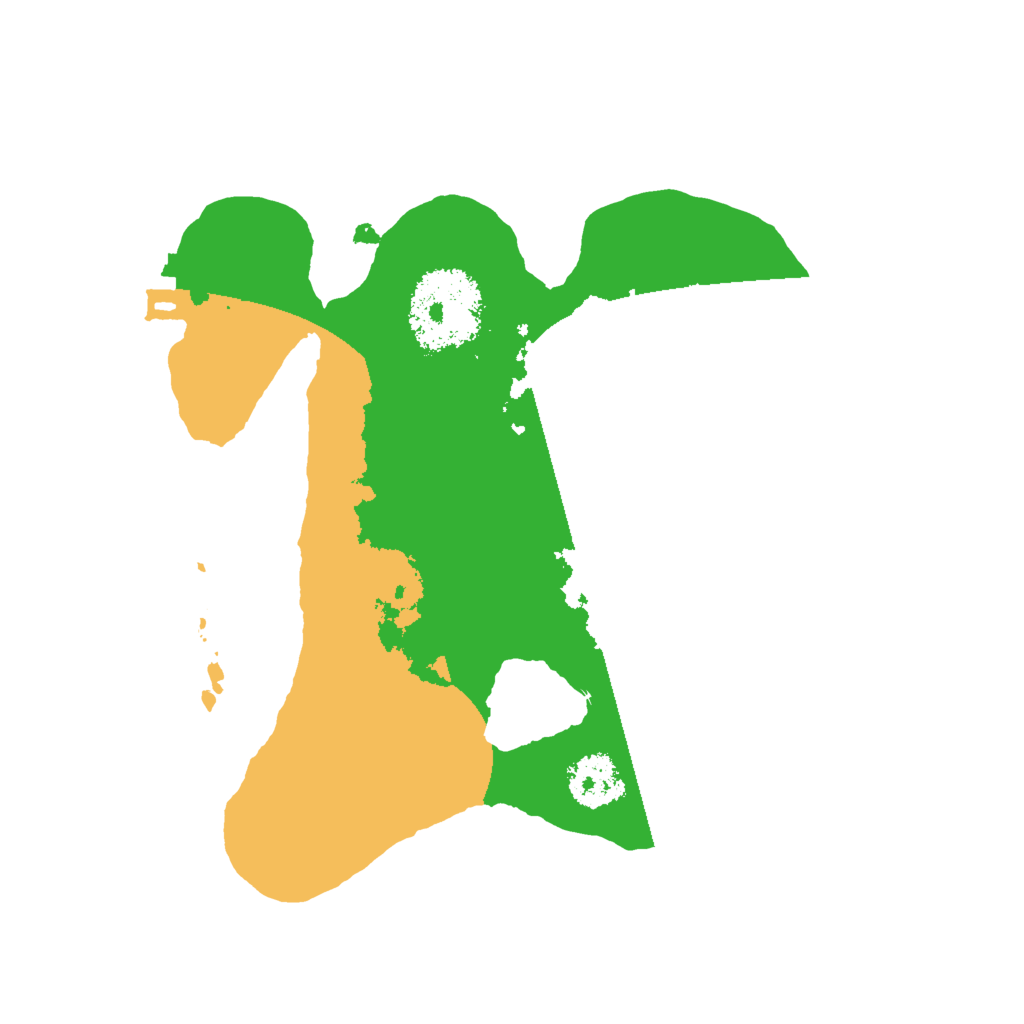 Biome Rust Map: Procedural Map, Size: 2000, Seed: 245