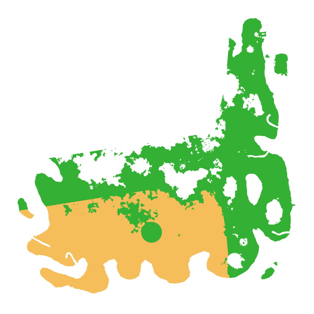Biome Rust Map: Procedural Map, Size: 4000, Seed: 10554352
