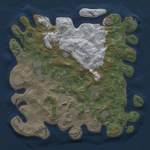 Thumbnail Rust Map: Procedural Map, Size: 4500, Seed: 210, 20 Monuments