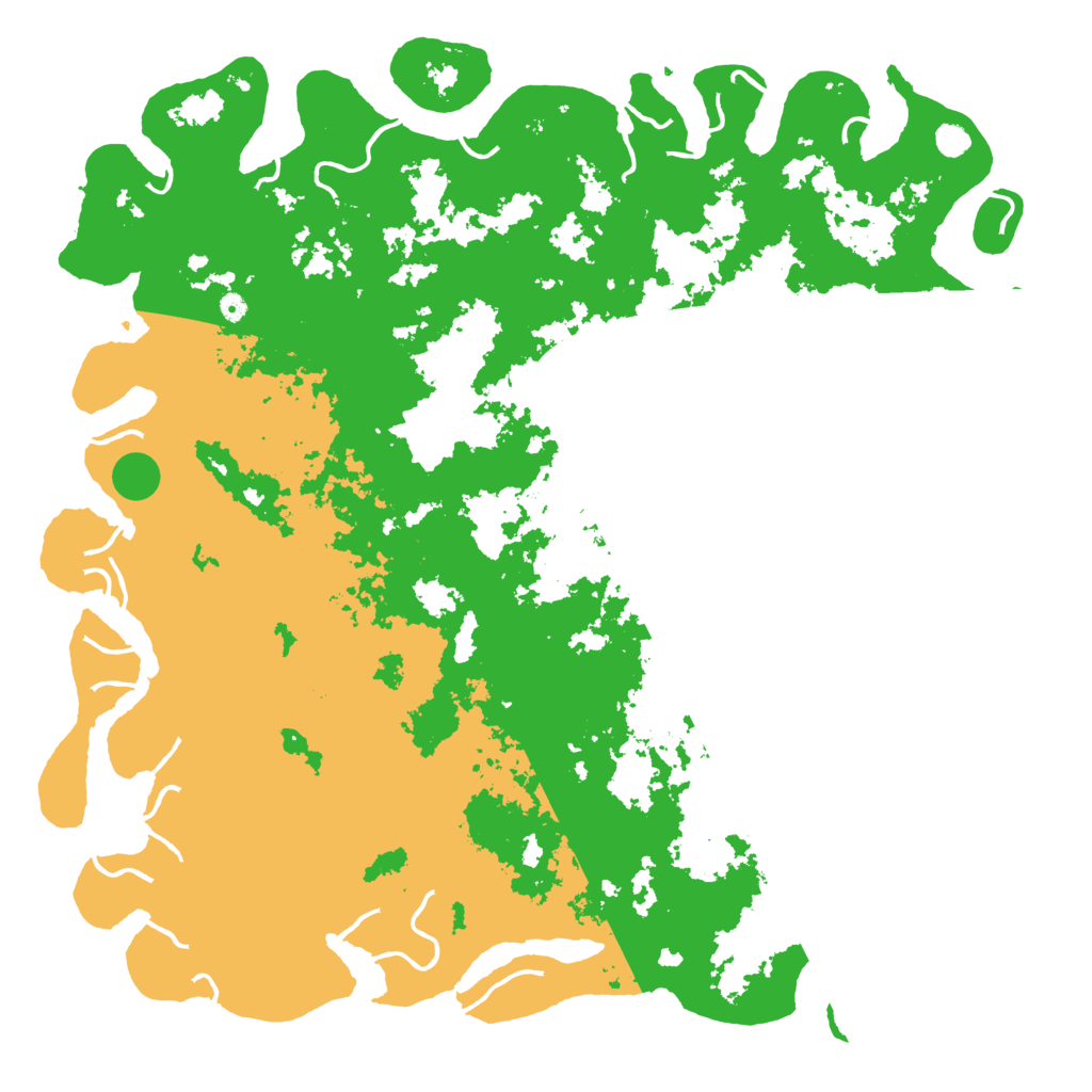 Biome Rust Map: Procedural Map, Size: 6000, Seed: 6444