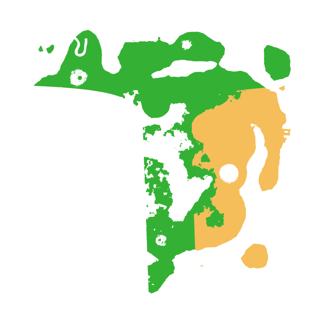 Biome Rust Map: Procedural Map, Size: 3000, Seed: 156593608