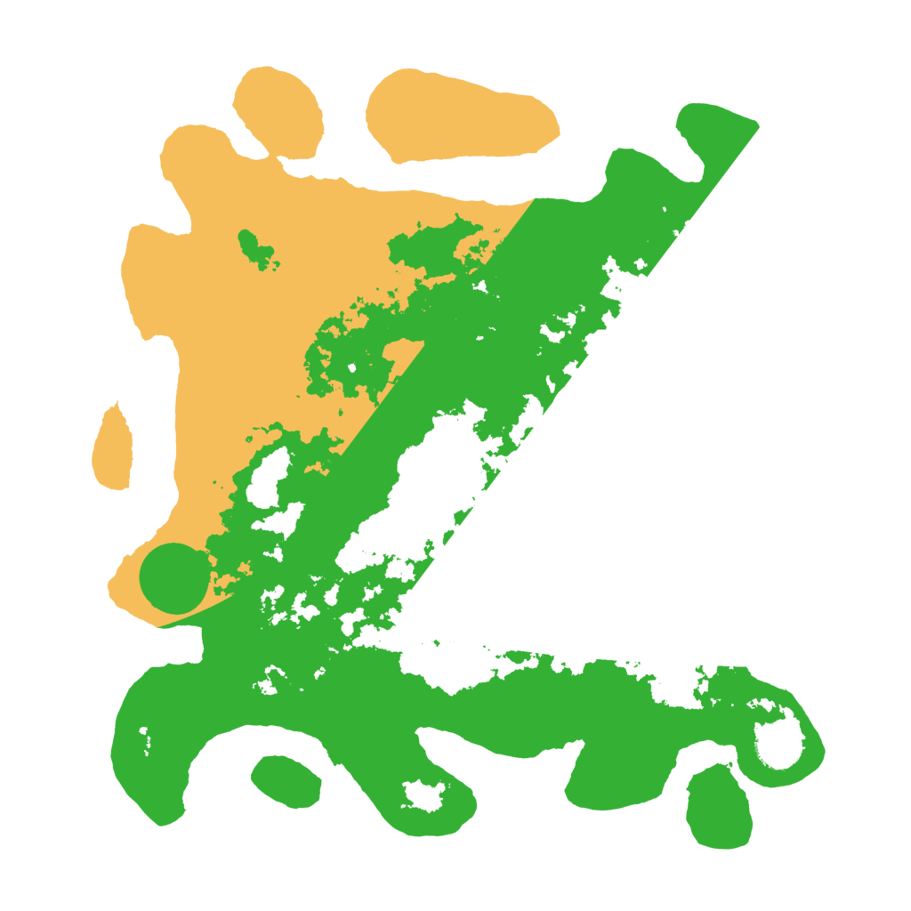 Biome Rust Map: Barren, Size: 3500, Seed: 12381