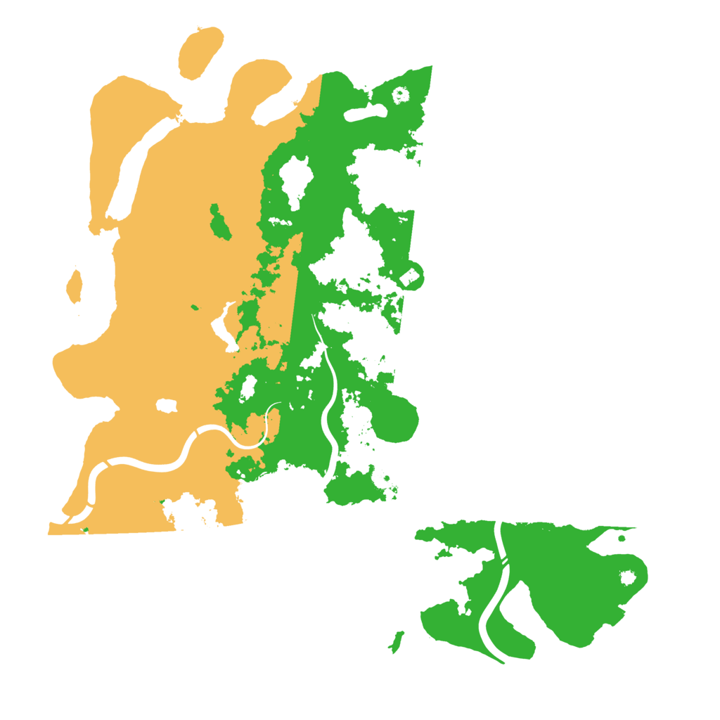 Biome Rust Map: Procedural Map, Size: 4250, Seed: 457457474