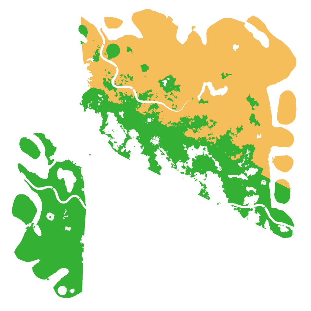 Biome Rust Map: Procedural Map, Size: 6000, Seed: 7112022