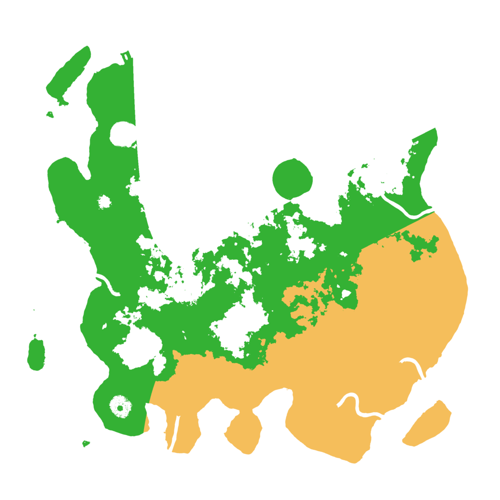 Biome Rust Map: Procedural Map, Size: 3500, Seed: 1689245536