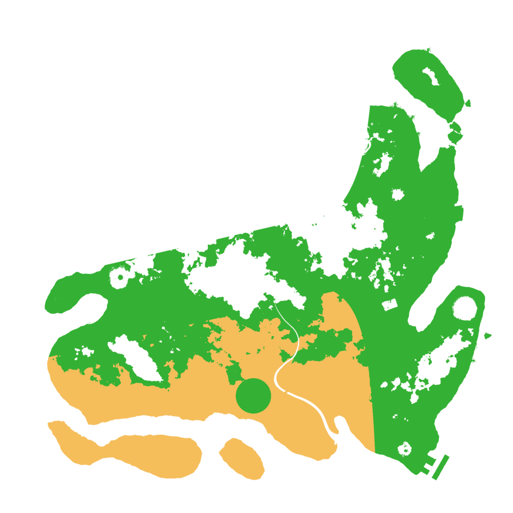 Biome Rust Map: Procedural Map, Size: 3850, Seed: 320142767