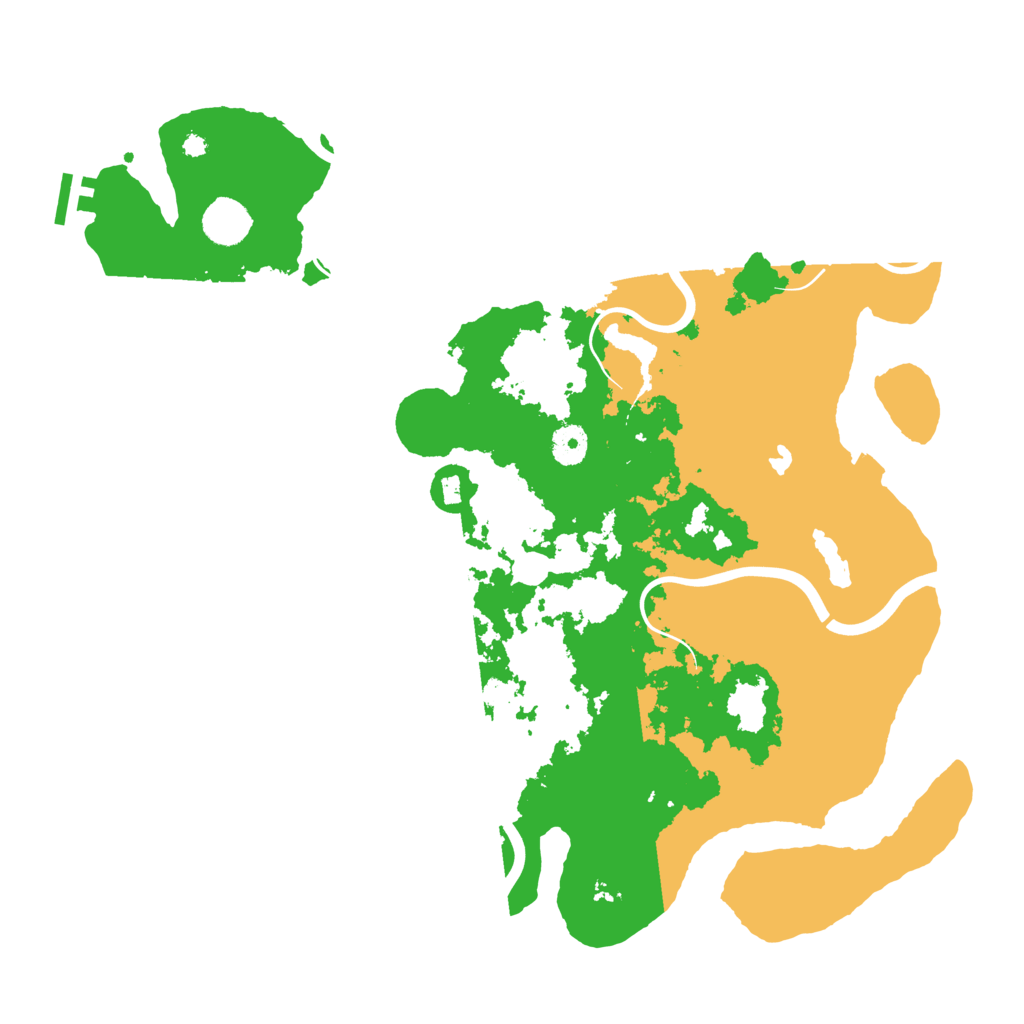 Biome Rust Map: Procedural Map, Size: 4000, Seed: 264140