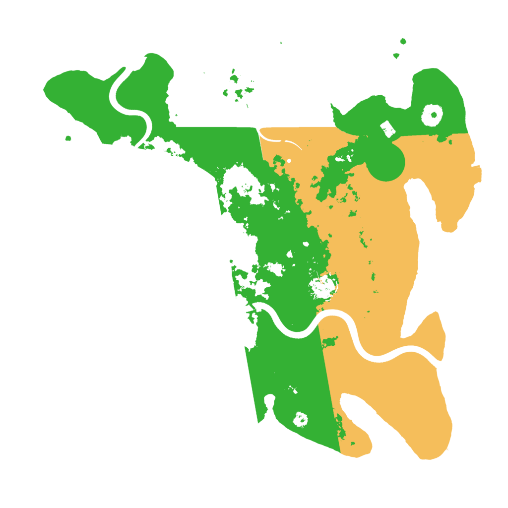 Biome Rust Map: Procedural Map, Size: 3500, Seed: 787