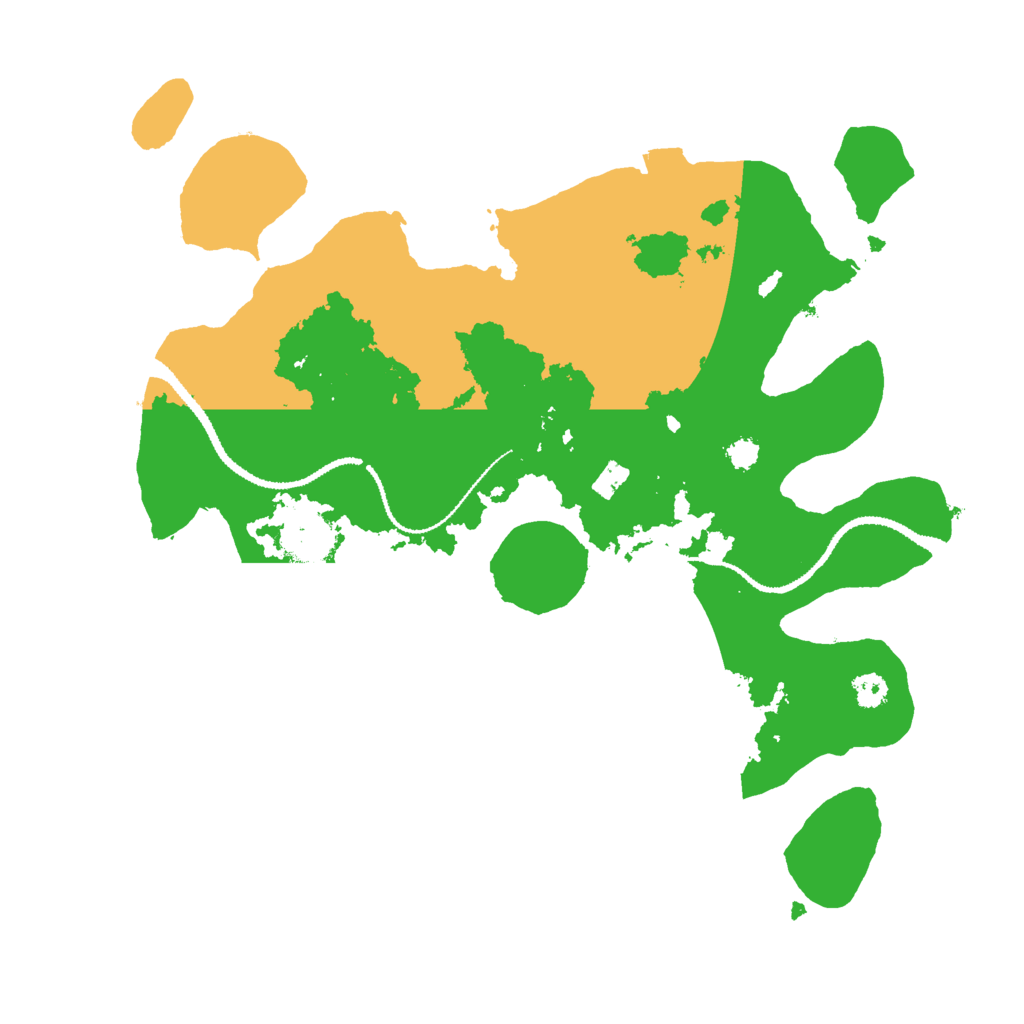 Biome Rust Map: Procedural Map, Size: 3000, Seed: 31951