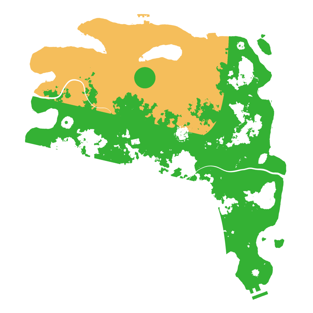 Biome Rust Map: Procedural Map, Size: 3900, Seed: 234298432