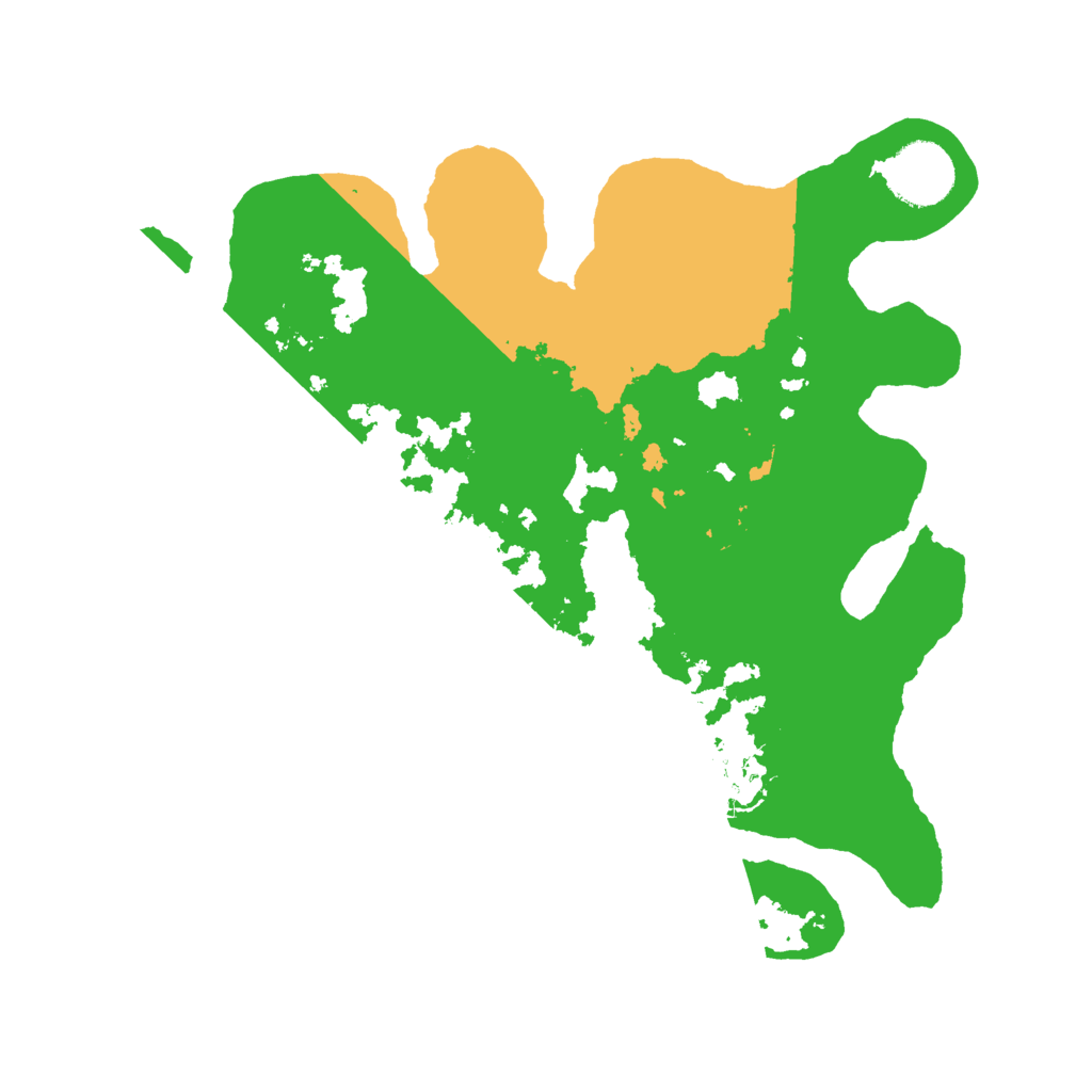 Biome Rust Map: Barren, Size: 3000, Seed: 24824