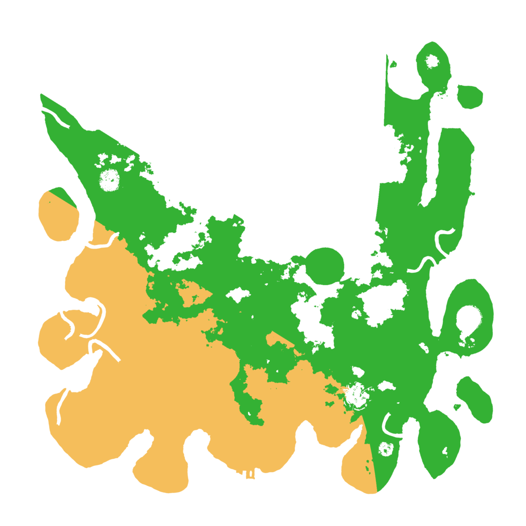 Biome Rust Map: Procedural Map, Size: 3700, Seed: 173
