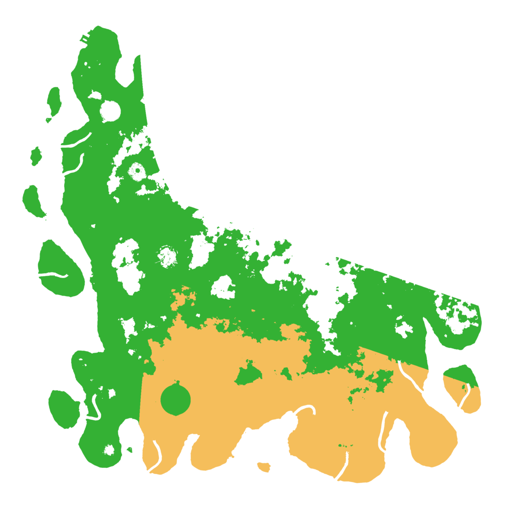 Biome Rust Map: Procedural Map, Size: 4500, Seed: 11451419