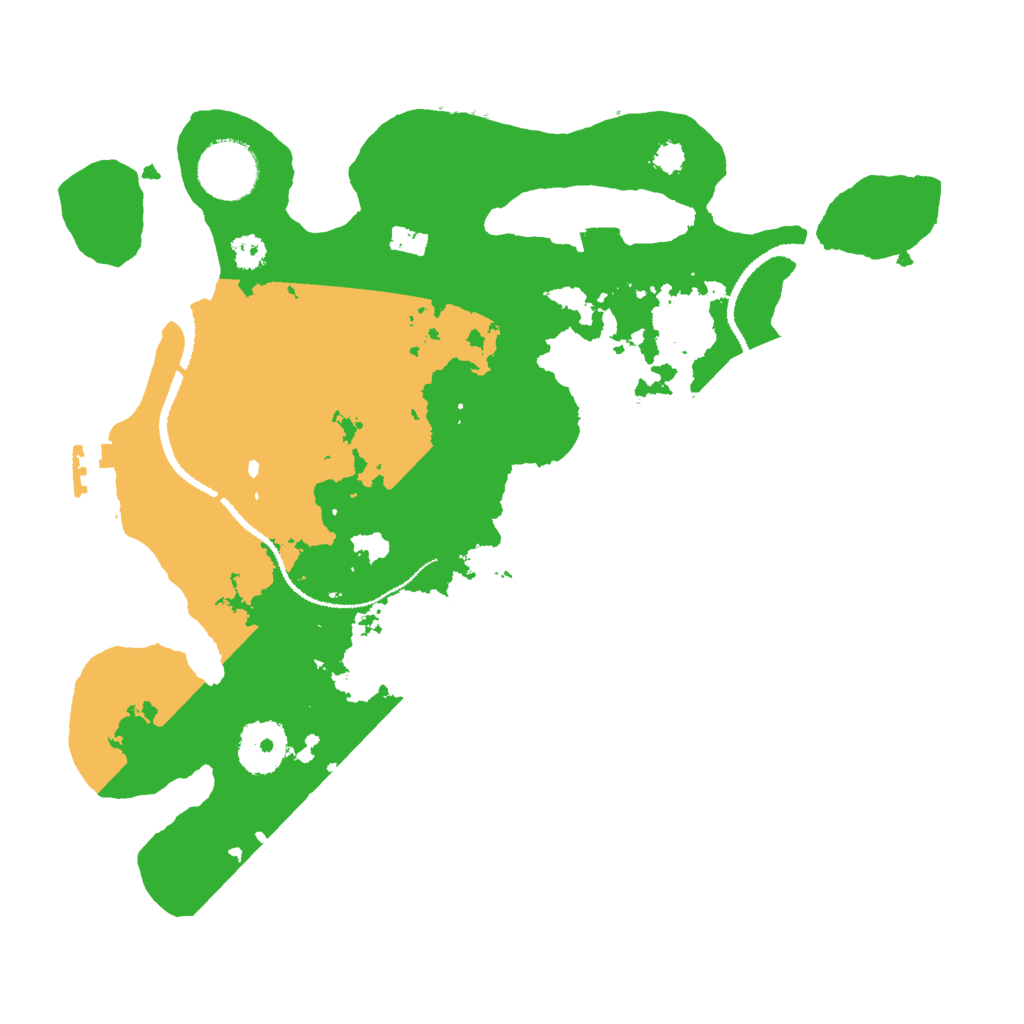 Biome Rust Map: Procedural Map, Size: 3000, Seed: 17858