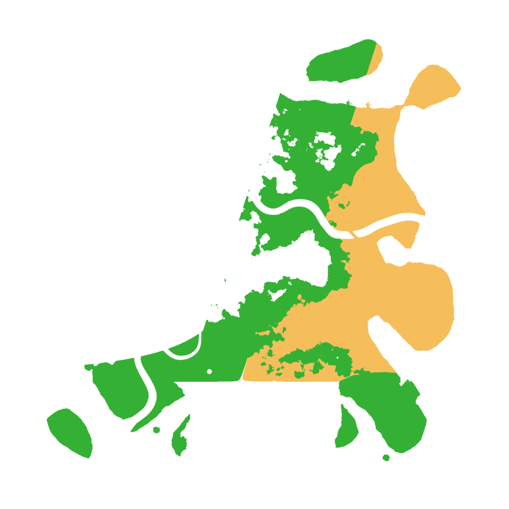 Biome Rust Map: Procedural Map, Size: 3000, Seed: 1710