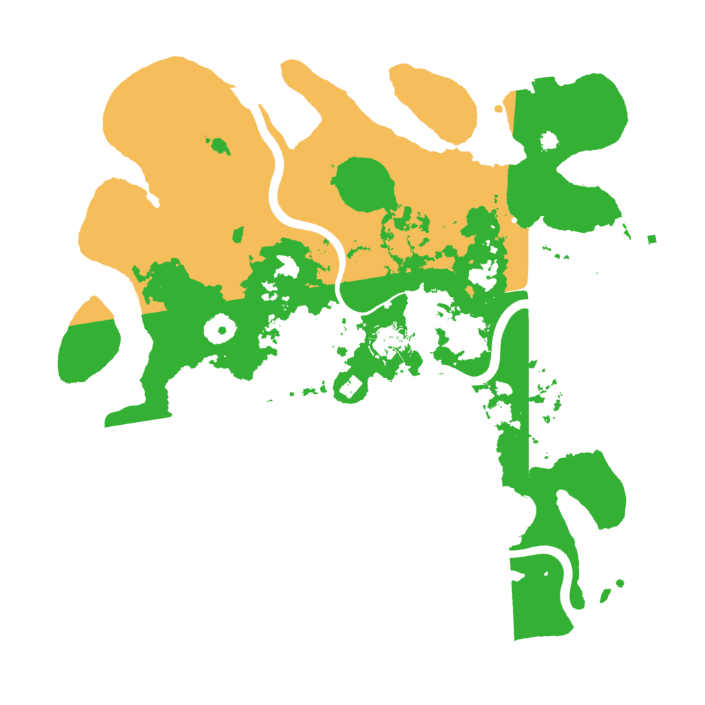 Biome Rust Map: Procedural Map, Size: 3500, Seed: 698562378