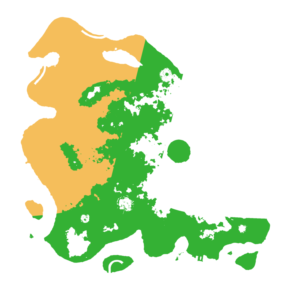 Biome Rust Map: Procedural Map, Size: 3500, Seed: 372746157
