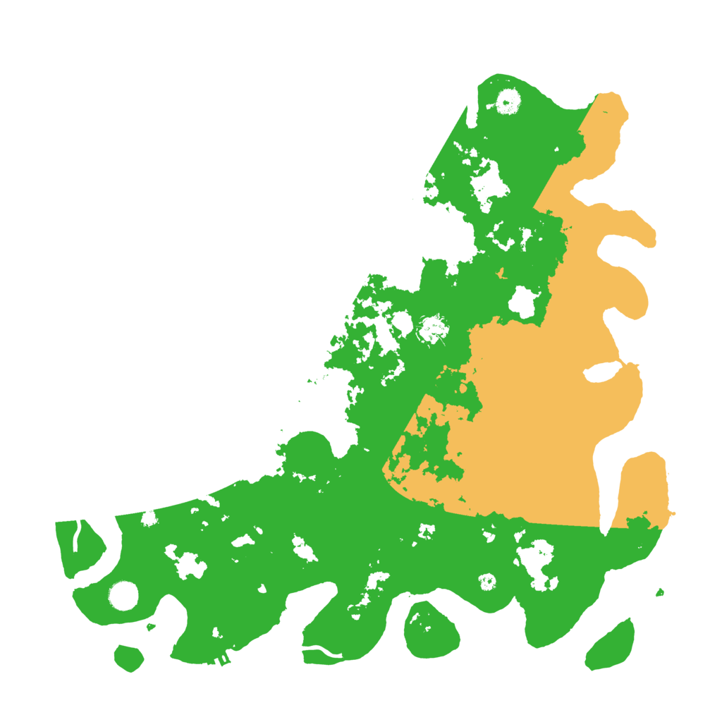 Biome Rust Map: Procedural Map, Size: 4300, Seed: 8888888