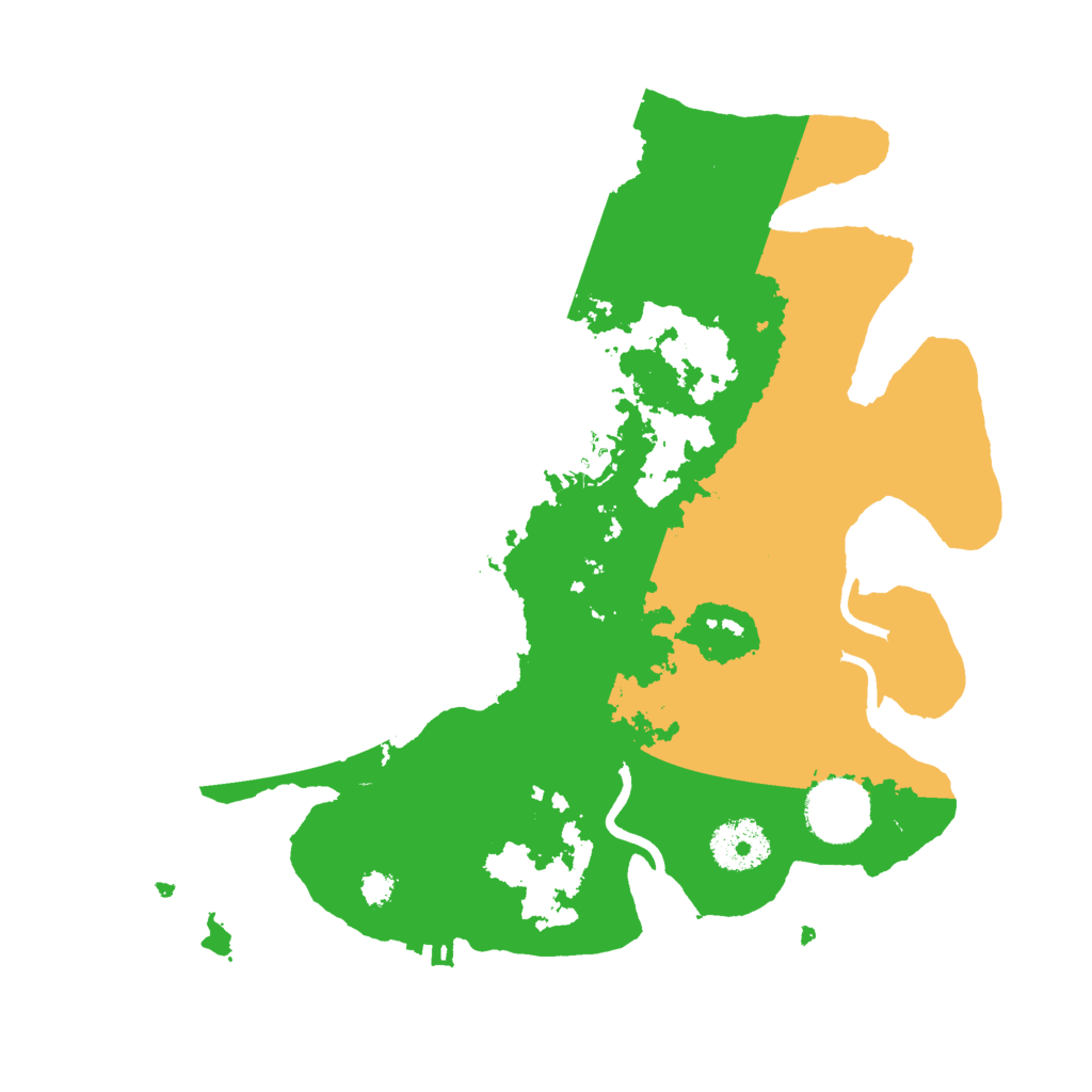 Biome Rust Map: Procedural Map, Size: 3000, Seed: 5132